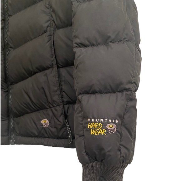 WOMEN MOUNTAIN HARDWEAR Lightweight Size S/P Petite Down-filled Black Jacket - Picture 4 of 9